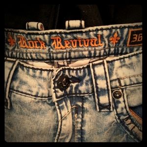 Rock revival mens jeans